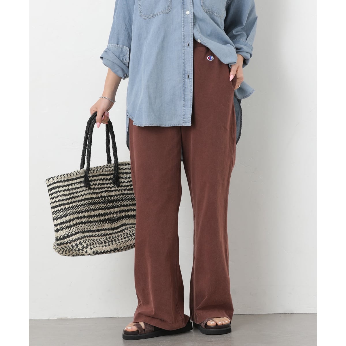 [�}���C]�ʒ��yChampion/�`�����s�I���z16s/1 Jersey PT Bleach Wash�F�p���c/�W���[�i���X�^���_�[�h �������[���iJOURNAL STANDARD relume�j �u���E��