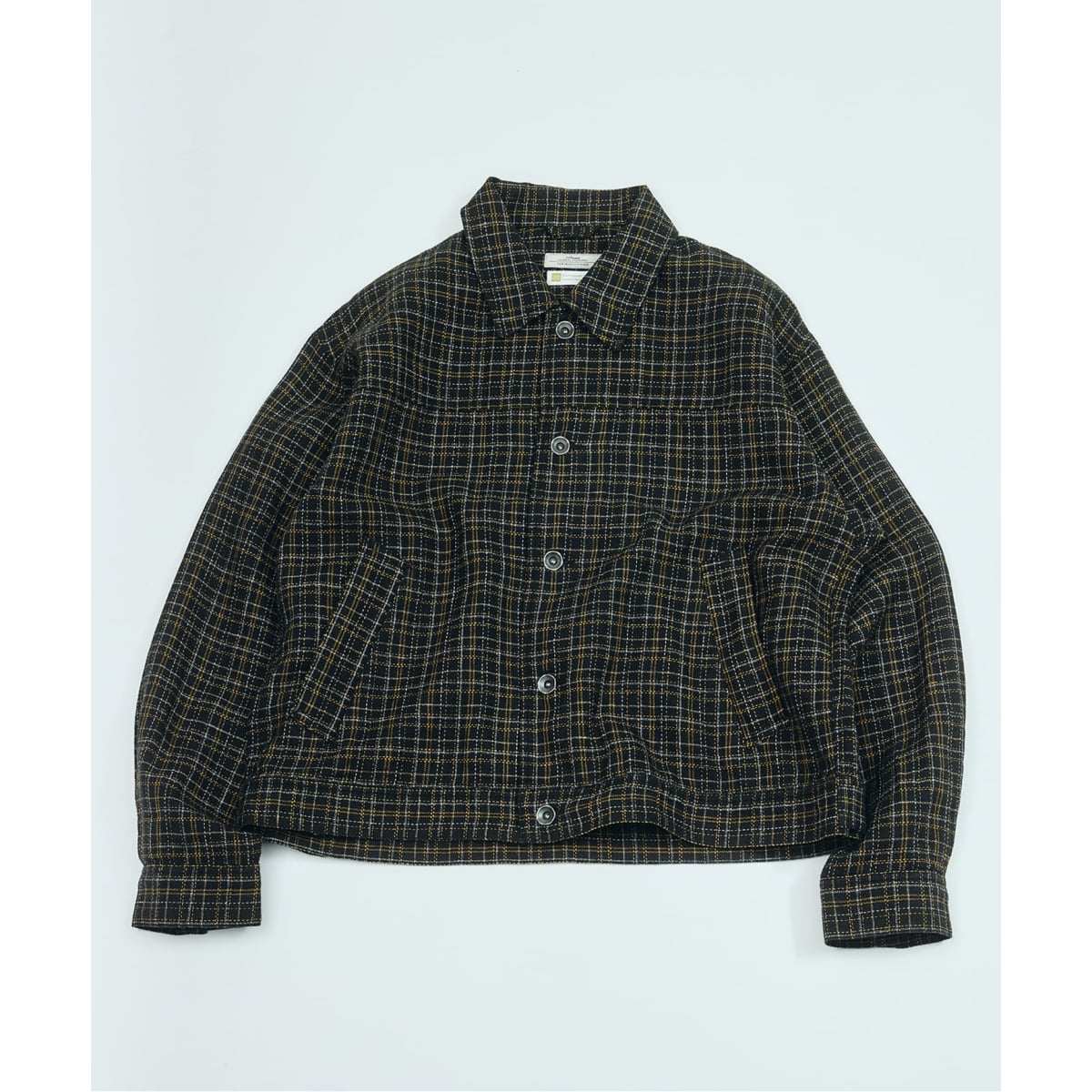 European Flax / ヨーロピアン フラックス トラッカー シャツ ブルゾン 