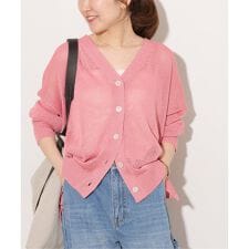 《追加予約 / 新色》PEリネンルーズVカーディガン