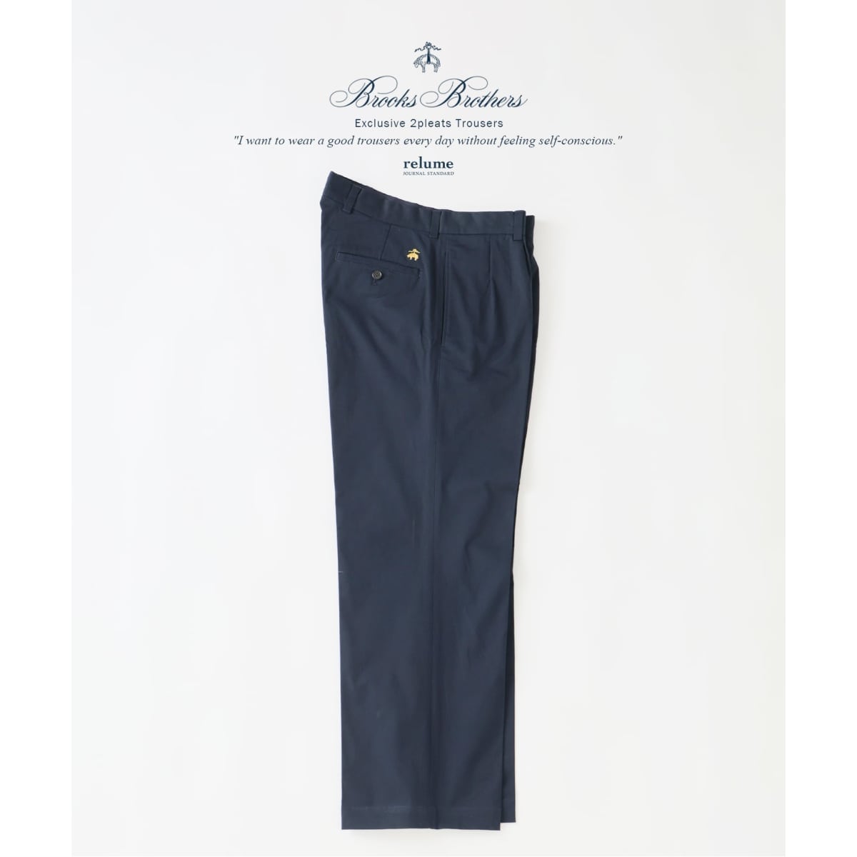 予約》Brooks Brothers / ブルックスブラザーズ 別注 2プリーツ