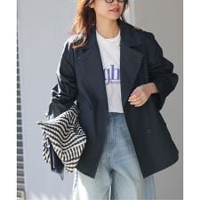 《追加2 / 手洗い可》ハーフトレンチコート