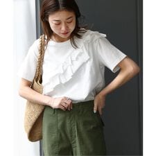 《WEB限定追加予約》アシンメトリーフリルTEE