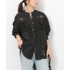 《追加2》パッチワークレースシャツ