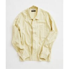 《予約》JAMES FABRIC / ジェームスファブリック レーヨンブレンド ストライプ シャツ