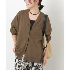 《予約》【MULTI FUNC+】UVカット / 接触冷感 / ドライタッチVネックカーディガン