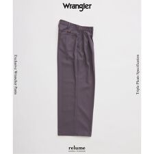 《予約》Wrangler / ラングラー 別注 3タック ランチャー ドレススラックス