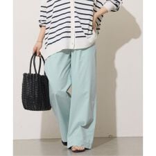 《予約》［26SS新作］ポプリンストレートパンツ