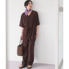 《予約》Vネックオールインワン