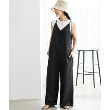 《WEB限定追加予約/2枚セット》手洗い可 / タンクトップ付きキャミサロペット