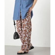 《予約》［26SS新作］リーフパターンリラックスパンツ