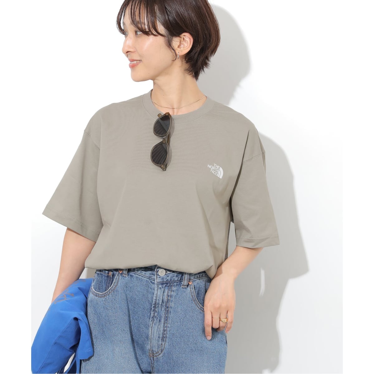 ザ・ノース・フェイス(THE NORTH FACE) Tシャツ・カットソー (灰色