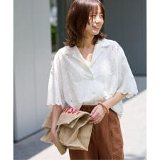 SARA MALLIKA/サラマリカ】 RAYON JACQUARD PRINT SH：シャツ 