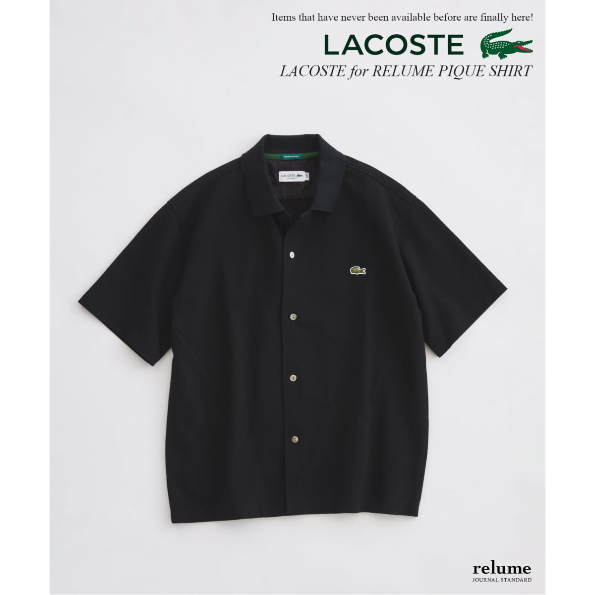 LACOSTE / ラコステ 別注 ピケ 半袖シャツ | ジャーナルスタンダード