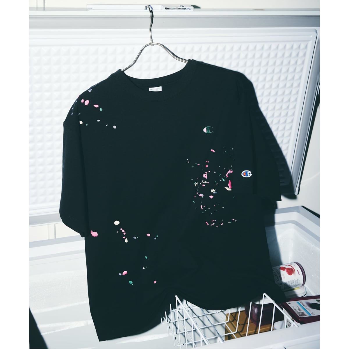 CHAMPION / チャンピオン 別注 刺繍スプラッシュ Tシャツ | ジャーナル