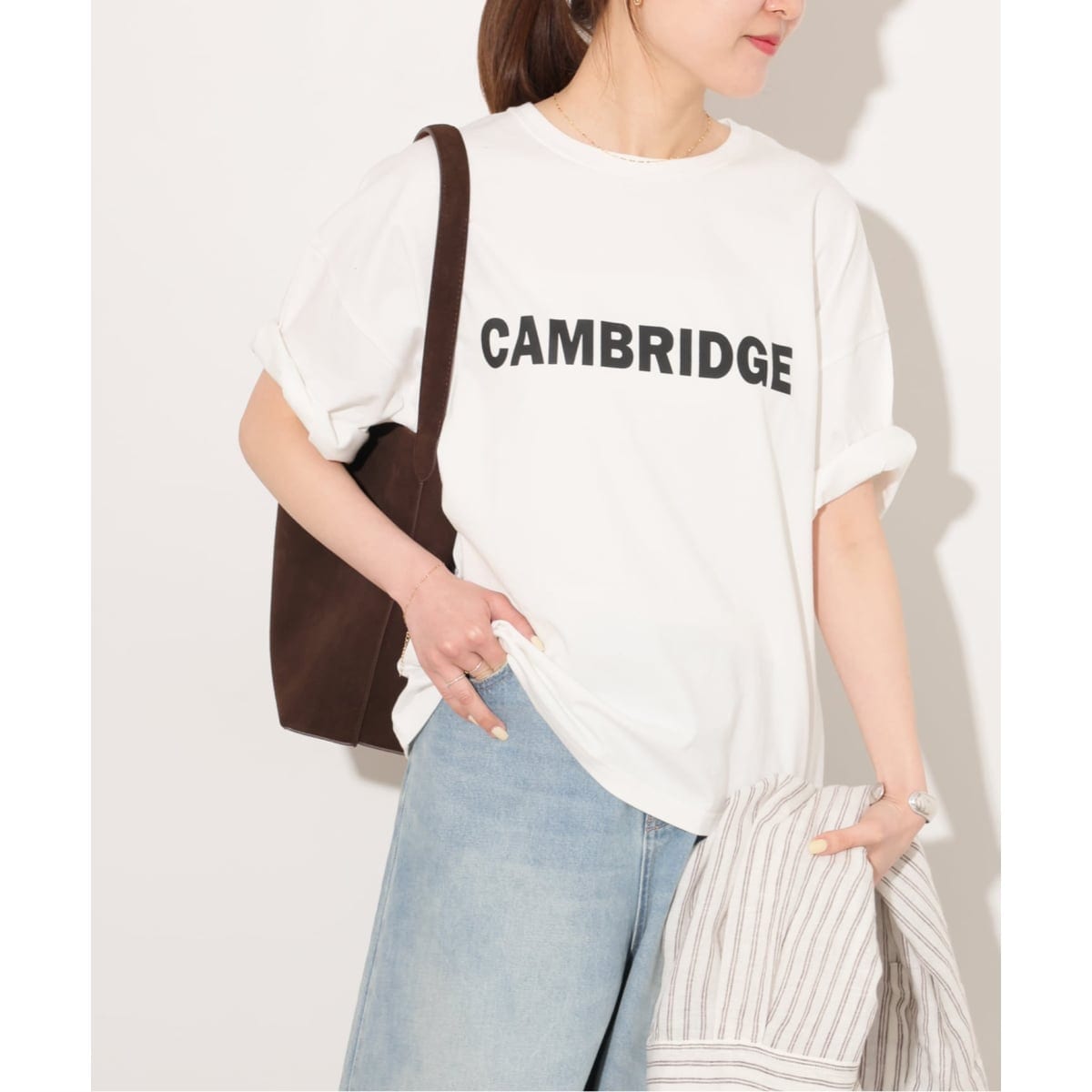 追加》CAMBRIDGEロゴTシャツ | ジャーナルスタンダード レリューム