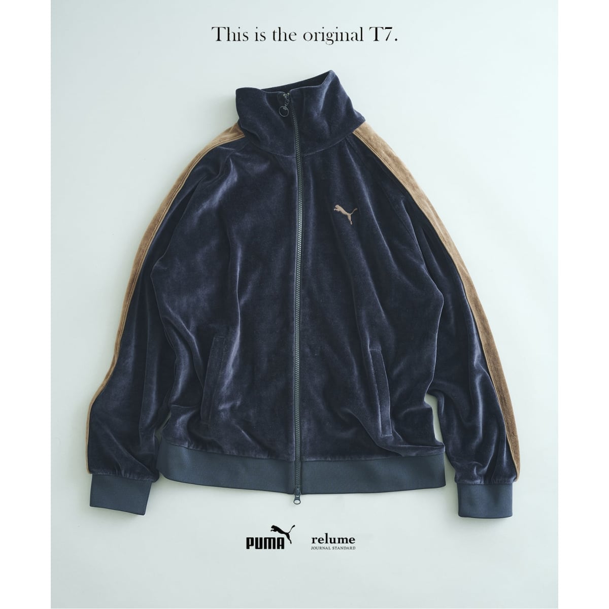 追加予約》PUMA / プーマ 別注 ”T7” ベロア トラックジャケット