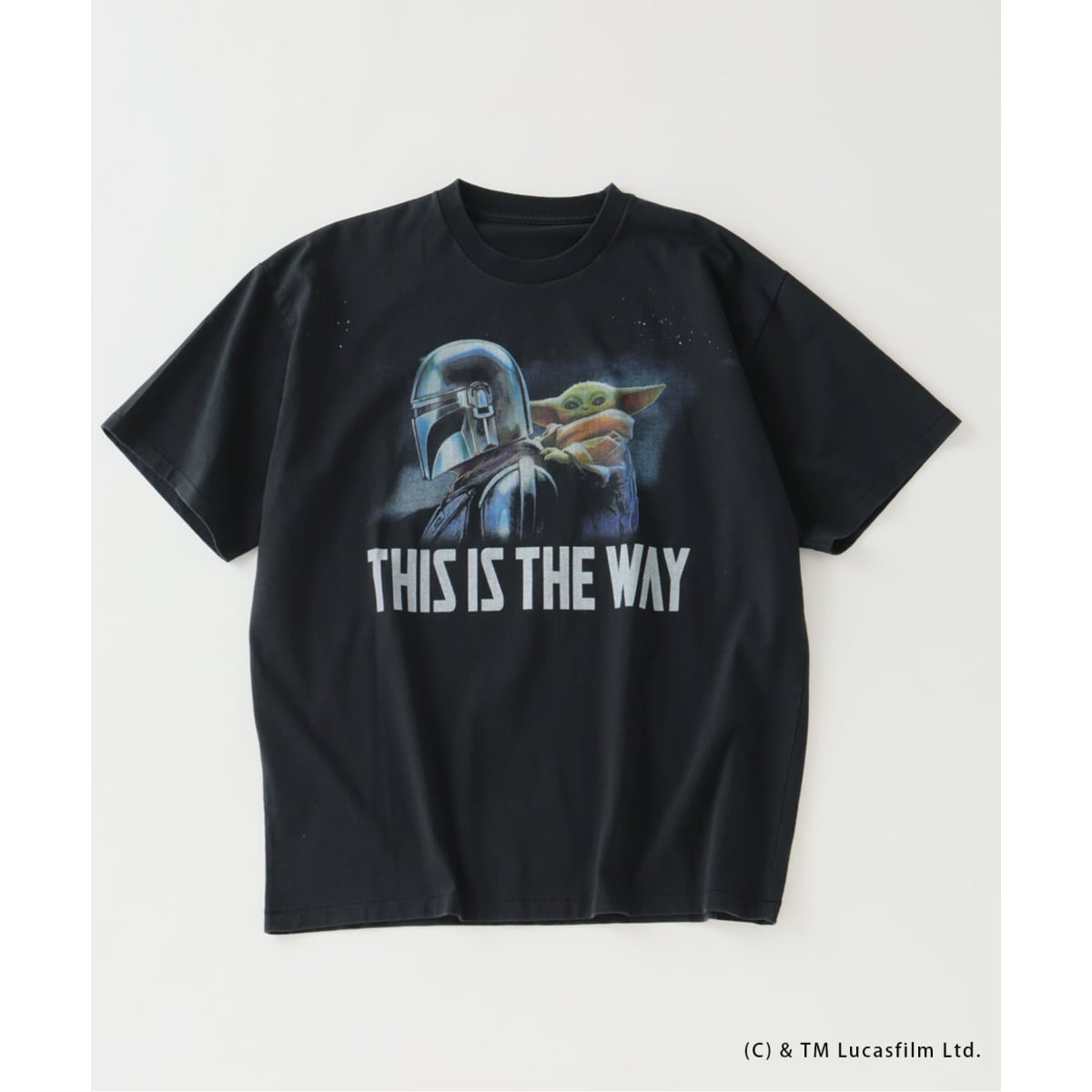 スター・ウォーズ/マンダロリアン・アンド・グローグー 別注 プリントT