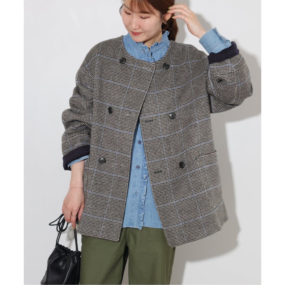 ジャーナルスタンダード(JOURNAL STANDARD) レディース ノーカラー
