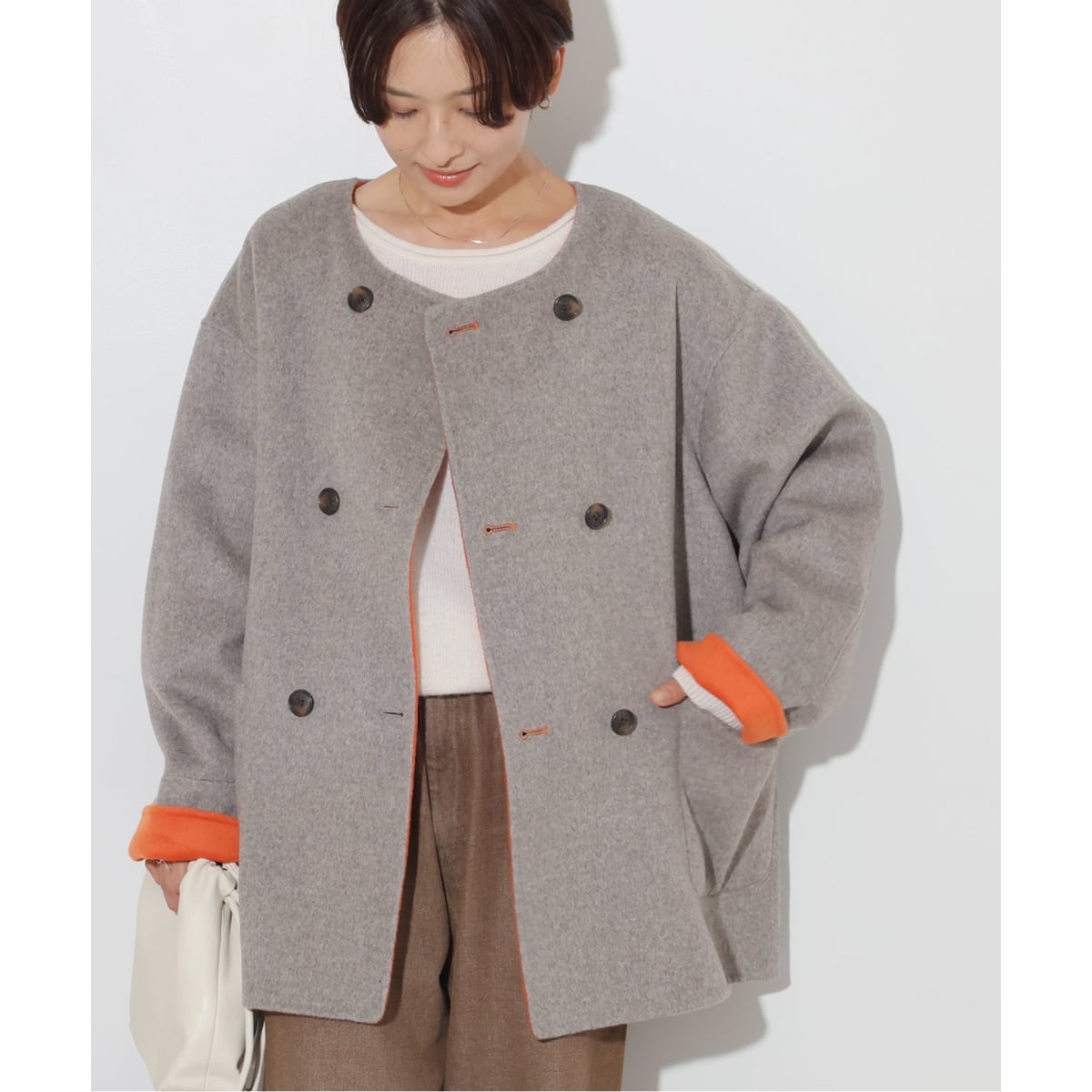 ジャーナルスタンダード(JOURNAL STANDARD) レディース ノーカラー