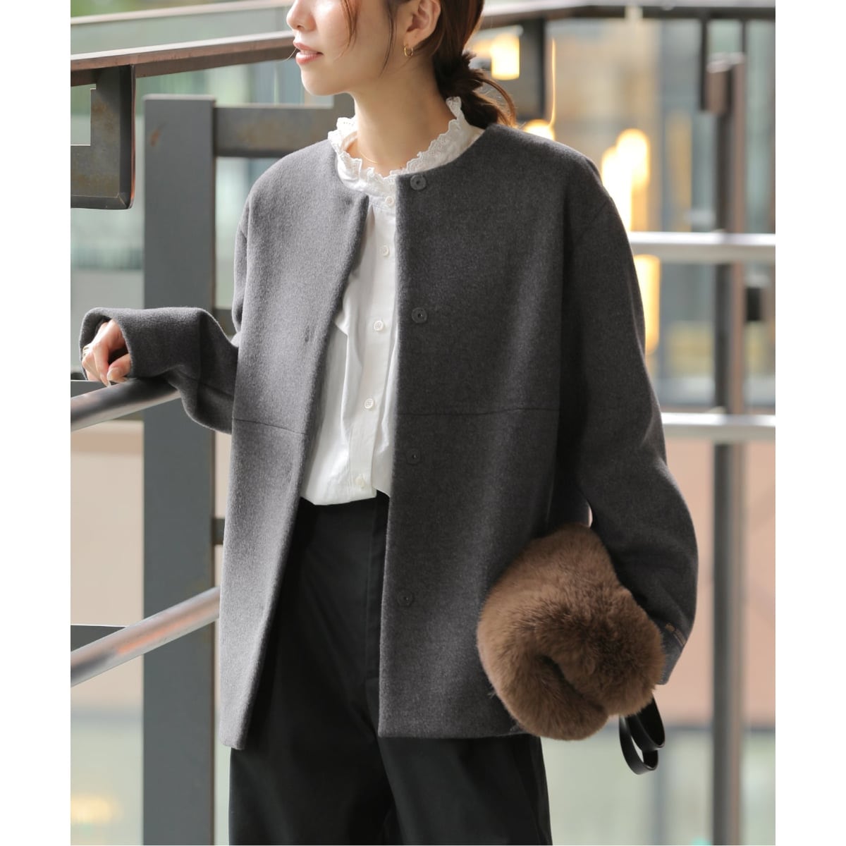 ジャーナルスタンダード(JOURNAL STANDARD) レディース ノーカラー