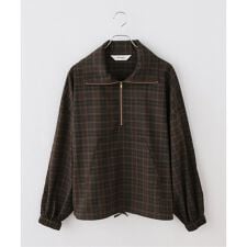 【PROVOKE/プロヴォーク】half zip check shirt