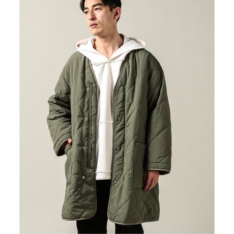 J.S.Homestead QUILT/BOA REVERSIBLE LINER QUILT/FLEECE LINER COAT 