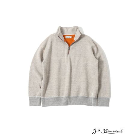 J.S.Homestead】[RIDAY SUPPLY] HALF ZIP SWEAT SHIRT | J.S.ホーム 