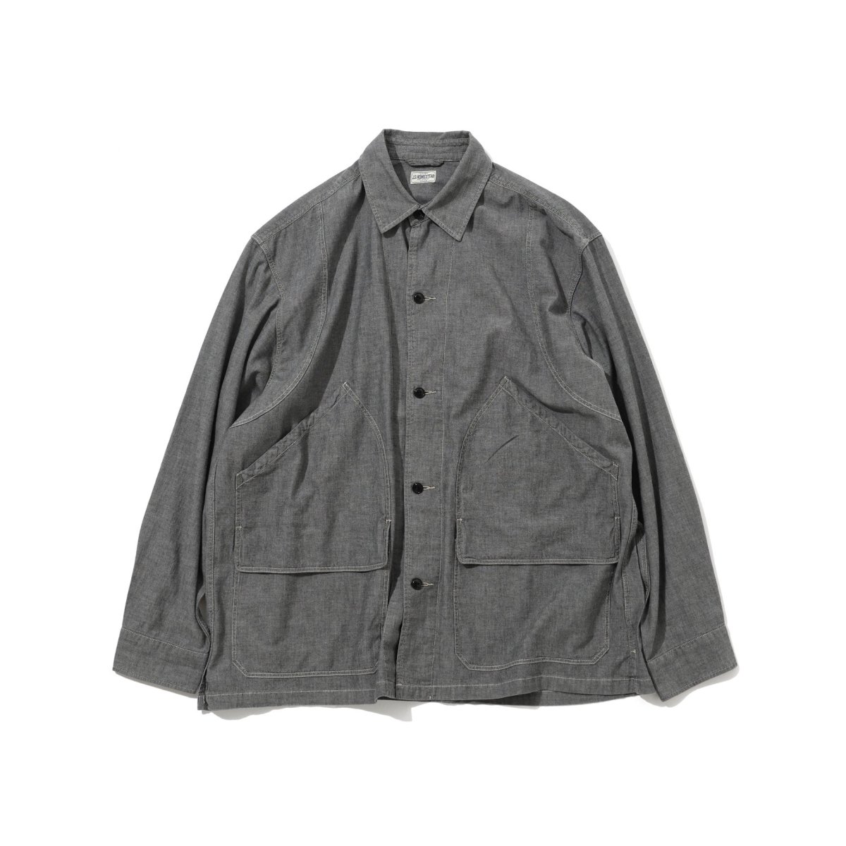 破格値下げ】 【J.S.Homestead】INDIGO CHAMBRAY HUNTING SHIRTS