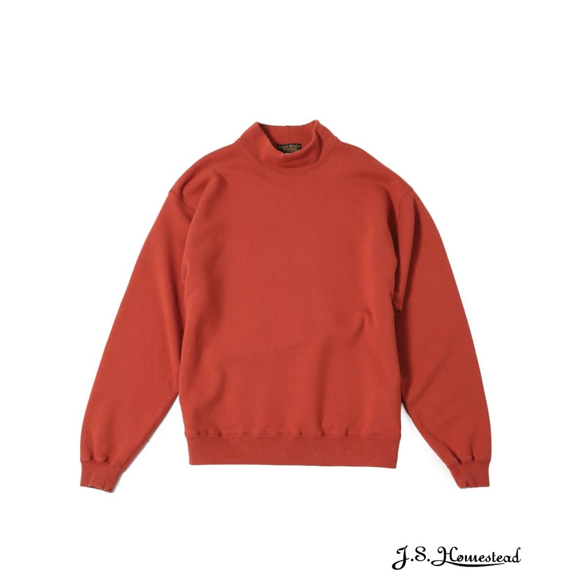 J.S.Homestead】FRENCH TERRY MOCK NECK SWEAT | J.S.ホームステッド