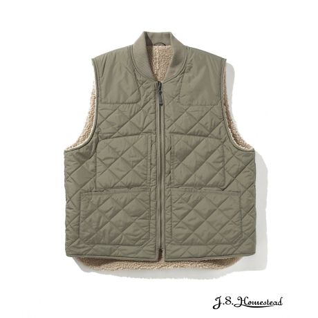 J.S.Homestead】QUILTING REVERSIBLE HUNTING VT | J.S.ホームステッド 