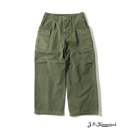 J.S.Homestead】HEAVY CANVAS WIDE CARGO PANTS | J.S.ホームステッド  
