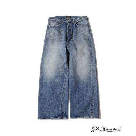 J.S.Homestead】AGING WASHED DENIM 5P PANTS | J.S.ホームステッド 
