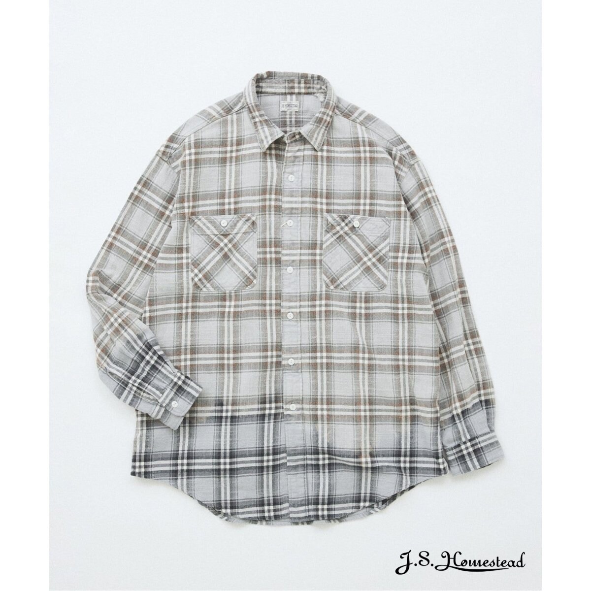 J.S.Homestead / FADE SLUB CHECK WORK SHIRTS | J.S.ホーム J.S.Homestead / FADE SLUB CHECK WORK SHIRTS | J.S.ホーム