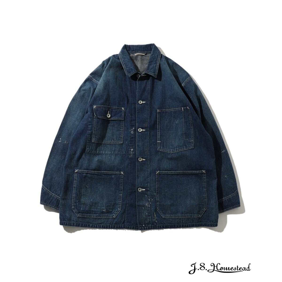 ジャーナルスタンダード　JSホームステッド　デニムチョアコート J.S.Homestead / PAINT DENIM CHORE COAT | J.S.ホームステッド