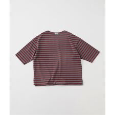 J.S.Homestead / ピグメントボーダー ボートネックTシャツ