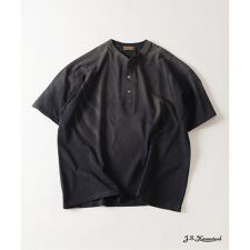 J.S.Homestead / フェード ヘンリー ネック Tシャツ