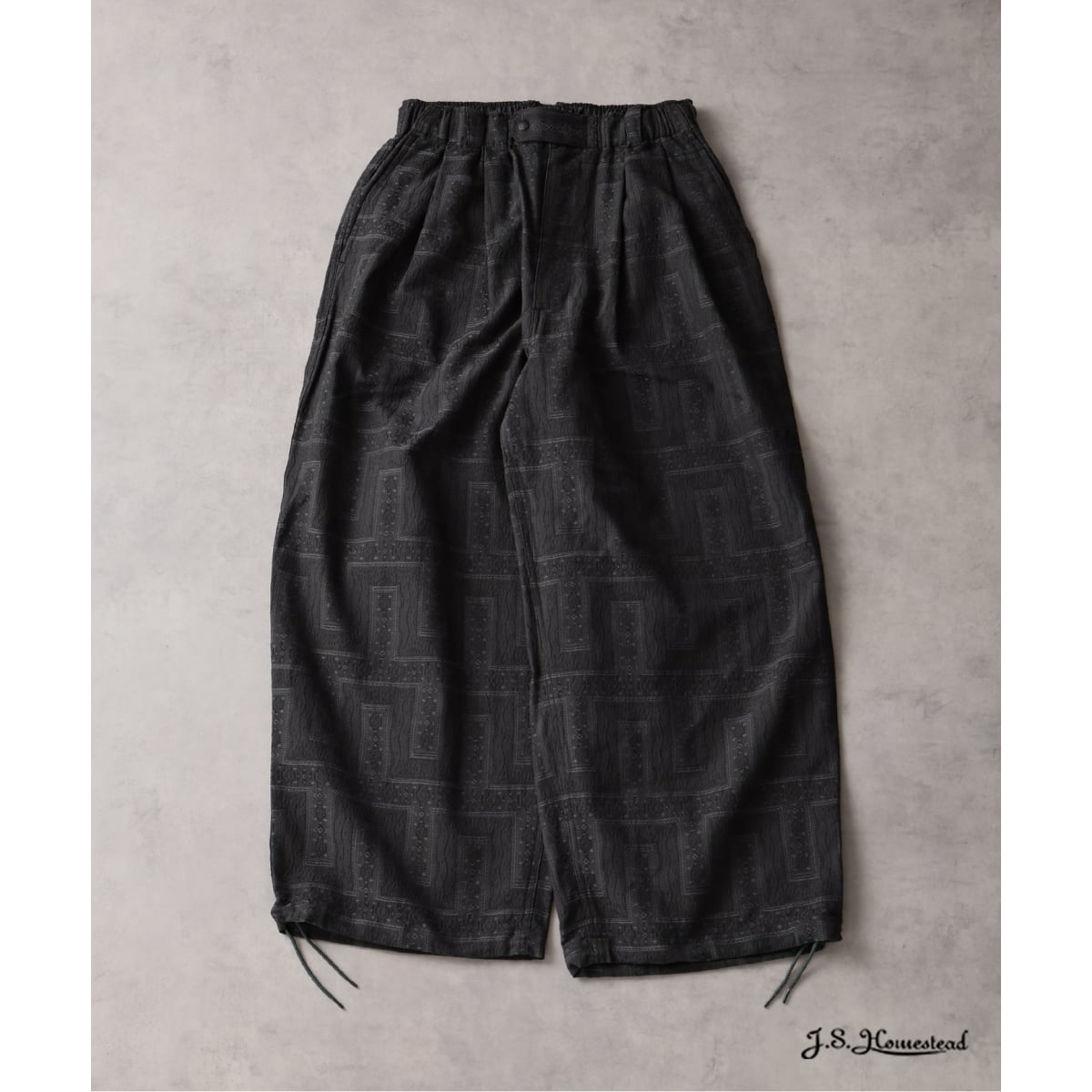 J.S.Homestead / アンイーブン ダイ エイジング コーデュロイ パンツ