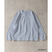J.S.Homestead / レノ メッシュ ファブリック ヘンリー ネック ロンT