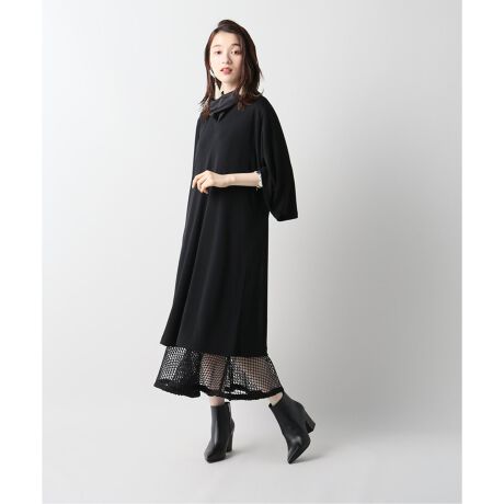 Toga Pulla トーガプルラ Rayon Jersey Mesh Dress ワンピース ジャーナルスタンダード レサージュ Journal Standard L Essage ファッション通販 マルイウェブチャネル