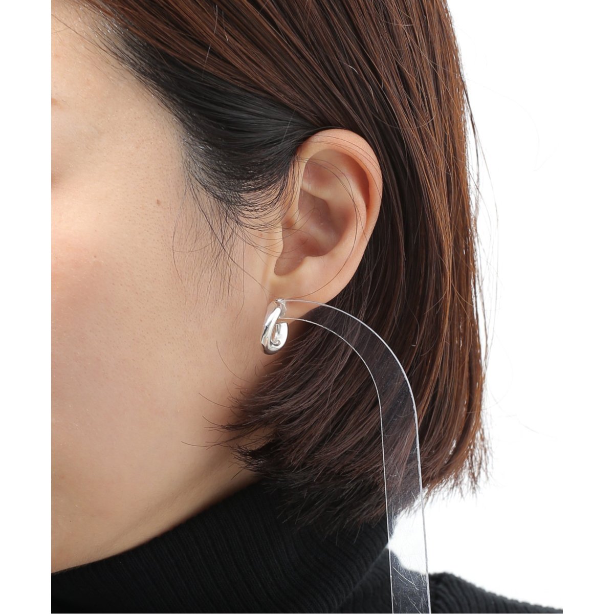 女性が喜ぶ♪ 新品 未使用 AGMES アグメス Hoop Pierce S ピアス