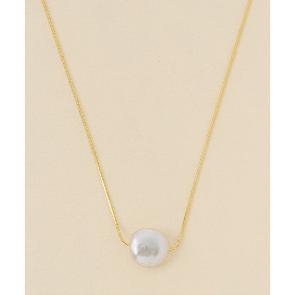 Le Chic Radical/ルシックラディカル】Pearl Gold Pendant：ネックレス