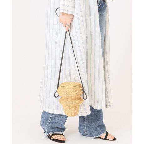 INES BRESSAND/イネス ブレッサンド】 MINI WAVE SHOULDER BAG  