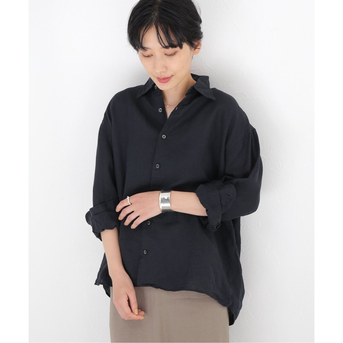 別注》【INDIVIDUALIZED SHIRTS】 LINEN SMOCK：シャツ | ジャーナル