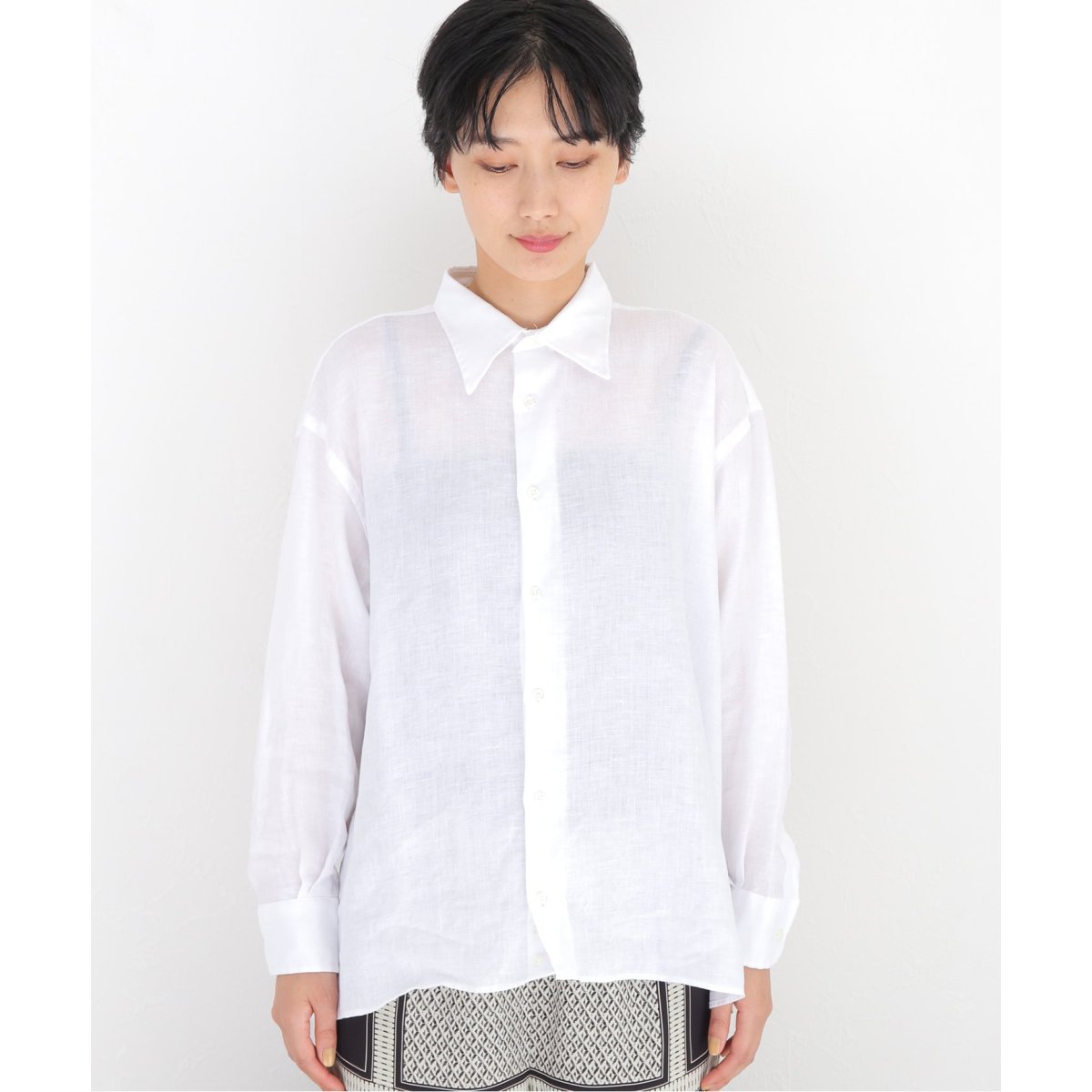 別注》【INDIVIDUALIZED SHIRTS】 LINEN SMOCK：シャツ | ジャーナル