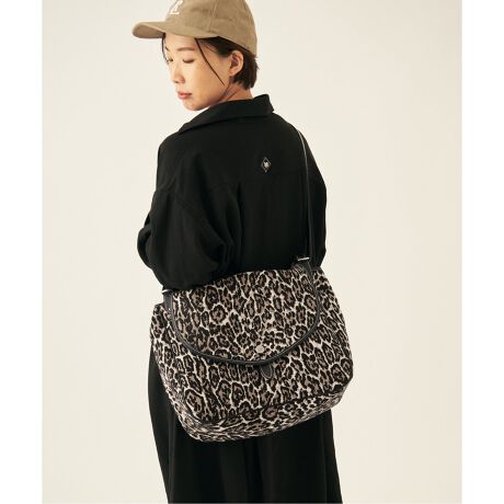 A VACATION/ア ヴァケーション】KIKI LEOPARD22aw：ショルダーバッグ 
