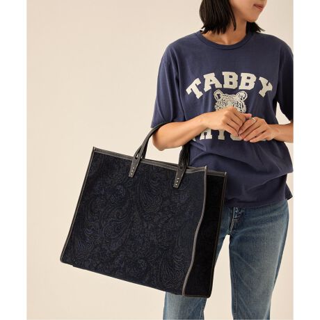 A VACATION/ア ヴァケーション】TANK PAISLEY BLUE：トートバッグ 