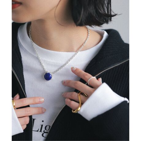 SAPIR BACHAR/サピア バシャール】 LAPIS NECKLACE:ネックレス 