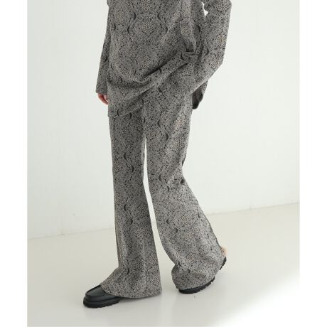 FUMIE TANAKA/フミエタナカ】 jacquard flare ：パンツ | ジャーナル  