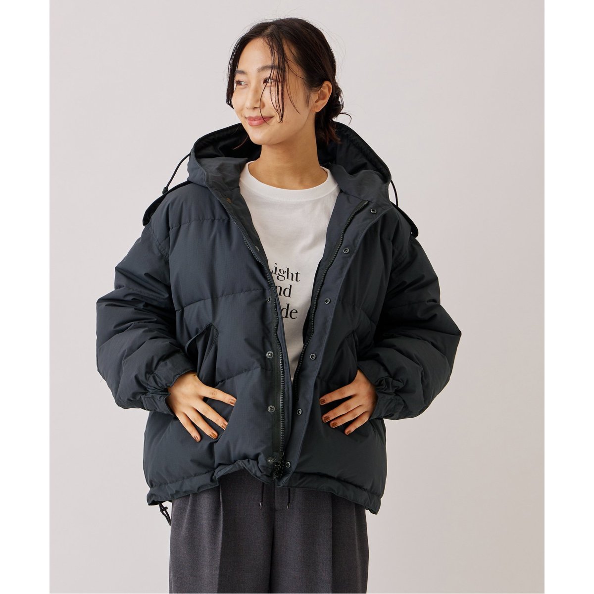 別注》【STAMMBAUM】*LESSAGE SHORT DOWN COAT-