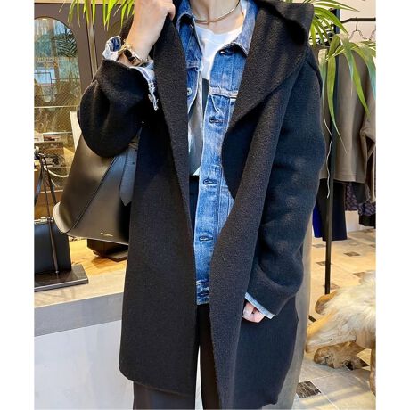 ADAWAS/アダワス】GUIMAUVE TOUCH HOODIE GOWN：カーディガン 